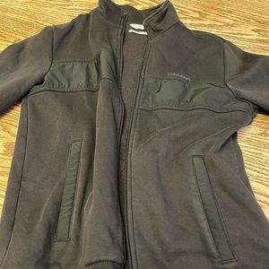 Men’s small Calvin Klein black zip up